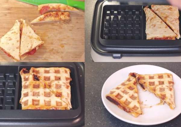 pizza waffles