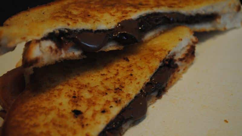 bacon chocolae toastie recipe
